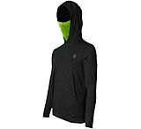 Image of Googan Squad Midnight Topo Hooded Long-Sleeve Shirt w/Green Gaiter - Men's
