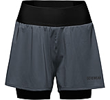 Image of GOREWEAR CONCURVE 3 2in1 Running Shorts Women's in Lab Graphite/Black Medium Regular fit 957321B4