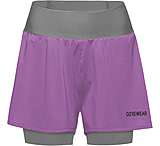 Image of GOREWEAR CONCURVE 3 2in1 Running Shorts Women's in Scrub Purple/Lab Gray Medium Regular fit 11373228