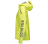Image of GOREWEAR CONCURVE LE4 GORE-TEX Running Jacket Sleeve Logo Women's in Lime Yellow XL Slim fit Waterproof C9546529