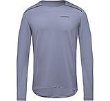 Image of GOREWEAR Contest 2.0 Long Sleeve Tee Men's in Amethyst Grey Medium Slim fit D6752336