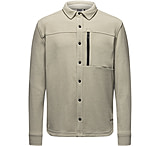 Image of GOREWEAR Hybrid Fleece Flannel Running Shirt Men's in Cherrywood / Shadow Medium 07229048