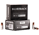 Gorilla Silverback Self Defense 9mm Luger 135 Gr Solid Copper Hollow Point Pistol Ammunition