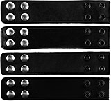 Image of Gould &amp; Goodrich Quad Snap Belt Keeper - 4-Pack