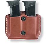 Gould & Goodrich Double Magazine Case w/Paddle, Kahr Arms P380, Kel-Tec P3AT, Chestnut Brown, 831-0