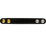 Image of Gould &amp; Goodrich Hi-gloss Belt Keeper, Double Snap, Brass