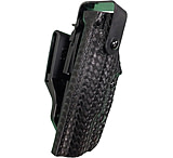 Image of Gould &amp; Goodrich K-Force Triple Retention Duty OWB Belt Holster, Glock 17, 22, 31, Left Hand, Black Weave, K391-G17WLH