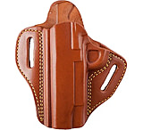 Image of Gould &amp; Goodrich Open Top Two Slot Concealment OWB Belt Holster, Glock 17/22/31, Left Hand, Chestnut Brown, 800-G17LH