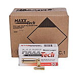 MAXXTech Handgun Ammunition 9mm Luger 124gr FMJ 1126 fps 1000/ct 20-50/ct EA8BEA0E