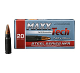 Maxxtech NFR Steel Case Rifle Ammunition 7.62x39mm 123gr FMJ 2330 fps 20/ct 5CCE816F