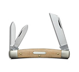 Image of Great Eastern GEC #13 Tidioute Cutlery Congress Whittler Pocket Knife 3.6 Muslin Micarta C143DD57