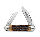 Image of Great Eastern GEC #35 Northfield UN-X-LD Churchill Pocket Knife 3.75 Sambar Stag 351217 9EE792A2