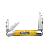 Image of Great Eastern GEC #62 Farm &amp; Field Pocket Carver Knife Smooth Rotten Banana Bone 2 Satin 18AF2985