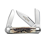 Image of Great Eastern GEC #66 Northfield UN-X-LD Stockman Pocket Knife 3.3 Sambar Stag 661317 22606EDD