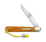 Image of Great Eastern GEC Horse Apple Hogan Pocket Knife 3.5 Texas Osage Orange Wood 0393005F
