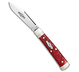 Image of Great Eastern GEC Northfield UN-X-LD Clip Point Pocket Knife Red Jigged Bone 2.6 Satin 2FA484CF