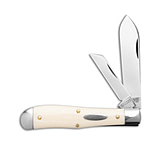 Image of Great Eastern GEC Tidioute Cutlery Eureka Jack Pocket Knife Ivory Linen Micarta 922225 3FA95873