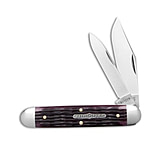 Image of Great Eastern GEC Tidioute Cutlery Jumbo Stockpen Jack Purple Sage Jigged Bone 3 Satin 0E28D9B4