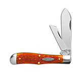 Image of Great Eastern GEC Tidioute Eureka Jack Pocket Knife Sunset Orange Jigged Bone 2.8 Satin 2FA237B3