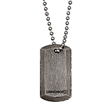 Image of Grindworx Damascus Steel Dog Tag
