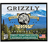 Grizzly Ammo .44 Magnum+P 240 Grain Jacketed Hollow Point Pistol Ammunition