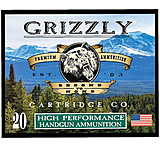 Image of Grizzly Cartridge 10MM Auto 165 Grain Jacketed Hollow Point Brass Cased Pistol Ammunition