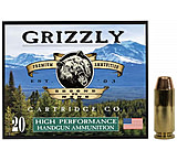 Image of Grizzly Cartridge 10MM Auto 200 Grain Full Metal Jacket Flat Point Brass Cased Pistol Ammunition
