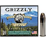 Grizzly Cartridge 357 Magnum 158 Grain Jacketed Hollow Point Pistol Ammunition