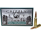 Grizzly Cartridge 6.5 Creedmoor 140 Grain Hollow Point Boat Tail Pistol Ammunition
