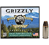 Grizzly Cartridge 9 mm +P 147 Grain Full Metal Jacket-Flat Point Pistol Ammo, 20 Rounds, GC9M+P2