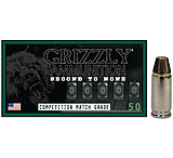 Grizzly Cartridge 9MM+P+ 147 Grain Full Metal Jacket Flat Point Brass Cased Pistol Ammunition