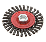 Image of Grizzly Industrial 4in. Stringer Bead-Twisted Knot Wheel Brush