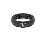 Image of Groove Life Thin - Collegiate Brigham Young Silicone Ring