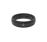 Image of Groove Life Thin - Collegiate Vanderbilt Silicone Ring