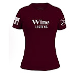 Image of Grunt Style Wine Listens Tee Shirt - Women's