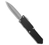 Image of Guardian Tactical GTX-025 Dagger OTF Knife Black Aluminum 2.75 Stonewash 3CC3960F