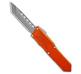 Image of Guardian Tactical GTX-025 OTF Automatic Knife Burnt Orange Aluminum 2.5 SW DA58576B