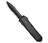 Image of Guardian Tactical RECON-035 G2 D/E OTF Knife Black Al + CF 3.3 Black Serr F980610F
