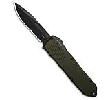 Image of Guardian Tactical RECON-040 OTF Automatic Knife OD Green Aluminum 4 Black Serr 2ADAEA8B