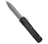 Image of Guardian Tactical Scout D/E OTF Knife Black Al + CF 3.5 SW Serr Elmax 9AD9B6F8