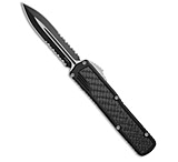 Image of Guardian Tactical Scout D/E OTF Knife Black Al + CF 3.5 Two-Tone Serr Elmax 907938C4