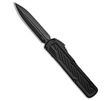 Image of Guardian Tactical Scout D/E OTF Knife Black Aluminum 3.5 Dark SW Elmax F48C0F73
