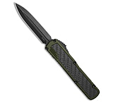 Image of Guardian Tactical Scout D/E OTF Knife OD Green Al + CF 3.5 Dark SW Elmax FBA5E012