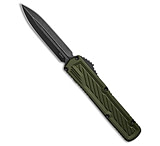 Image of Guardian Tactical Scout D/E OTF Knife OD Green Aluminum 3.5 Dark SW Elmax 467694A8