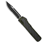 Image of Guardian Tactical Scout S/E OTF Knife OD Green Al/CF 3.5 Two-Tone Serr Elmax F43B12B2