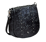 Image of Gun Tote'n Mamas Simple Bling Tooled Leather Bag