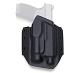Image of GunfightersINC Sentinel OWB Holster, Glock 17,22,31,47 Tlr-1, Black/Black, Black Harness, Left Hand, SENT-G17,22,31,47-TLR1-55012
