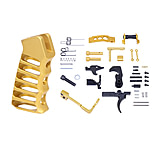 Image of Guntec USA AR-15 Enhanced Lower Parts Kit w/ Upgrades &amp; Skeletonized Aluminum Pistol Grip