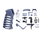 Image of Guntec USA AR-15 Enhanced Lower Parts Kit w/ Upgrades &amp; Skeletonized Aluminum Pistol Grip