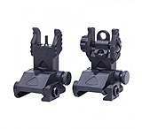 Image of Guntec USA AR-15 EZ Sights Thin Profile Polymer Back Up Iron Sight Set